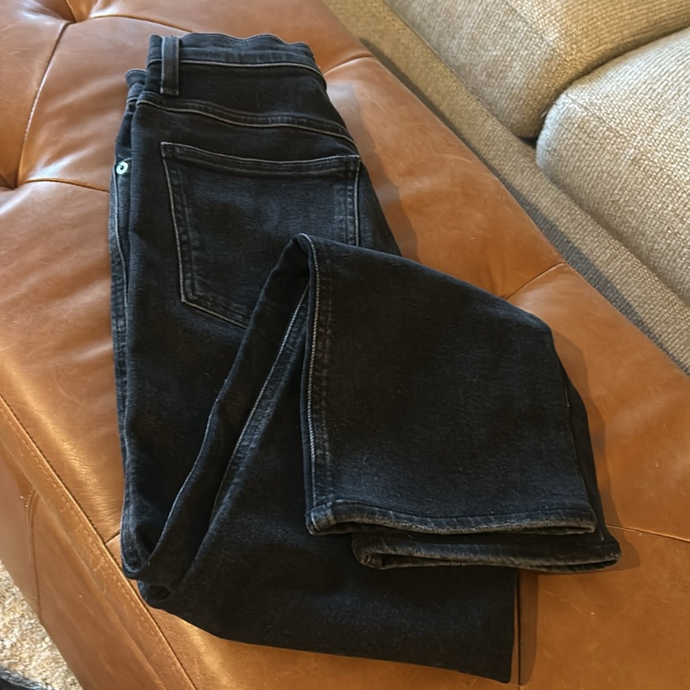 Size 25 agolde black pinch waist